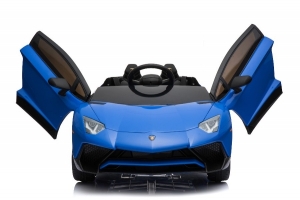 Lamborghini Aventador SV, Kinderauto blau Front