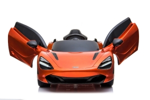 Elektro- Kinderauto McLaren 720s Orange von vorne