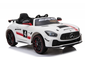 Mercedes AMG GT4 Kinderauto mit Fernsteuerung von rechts-vorne